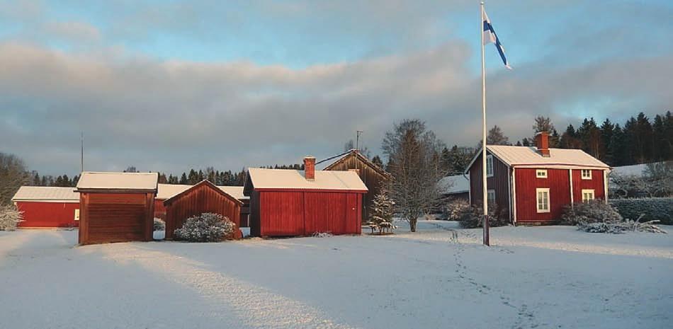 Vällingklockan Malax museiförenings medlemsblad Årgång 16. Nr 2, december 2017 Museiföreningen gratulerar och flaggar vid Brinkens museum när Finland fyller 100 år. Fridfull Jul och Gott Nytt År!