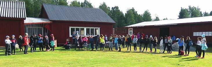 I år har vi också gjort flera dagsverken i lågstadieskolorna i Övermalax och Yttermalax. Jag berättade redan i juni-numret av Vällingklockan om vårt engagemang i temadagarna i Övermalax.