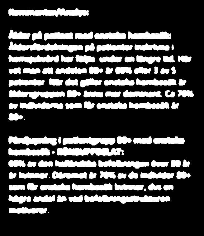 Åldersindelning enstaka hembesök (mars -17) 100% Kommentar/Analys: 80% 60% Ålder på patient med enstaka hembesök: Åldersfördelningen på patienter inskrivna i hemsjukvård har följts under en längre