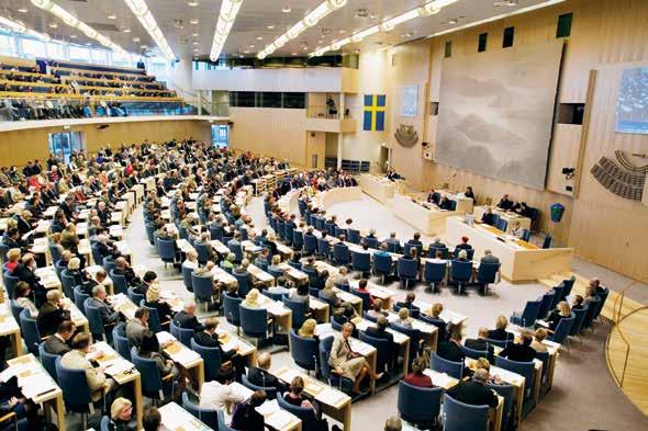 Sveriges riksdag. Foto: Melker Dahlstrand 6.