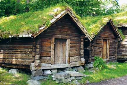 Historiska hus. Foto: Colourbox hade sin lag. Först fanns bara muntliga lagar som inte var nedskrivna. De första skrivna lagarna kom på 1200-talet.