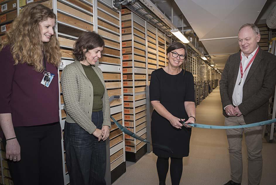 18 Statens historiska museer Årsredovisning 2017 Överintendent Maria Jansén återinviger Centralmagasinet.