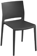 BAKHITA Stapelbar plaststol för både inom- och utomhusbruk. ART.NR.