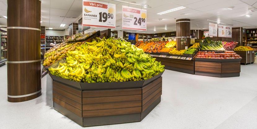 FRUKT- & GRÖNTINREDNING Din grönsaksavdelning är ett färgsprakande hav av godsaker Låt den vara