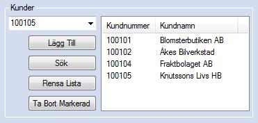 Här finns också möjlighet att lägga till en beskrivande fritext till alla listor. Gamla listor som inte längre behövs kan tas bort från listan genom att markera dessa och trycka på Delete -knappen.