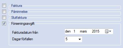 EconExact Manual - OCR-nummer "Förseningsavgift" har valts för kunden, se kapitlet "Kund" för mer information om hur detta väljs.