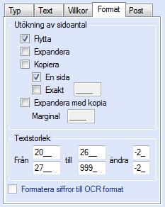 EconExact Manual - Utskriftsmall Flytta flyttar objektet antingen en sida eller ett exakt antal punkter. Expandera expanderar eller drar ut objektet en sida eller ett exakt antal punkter.