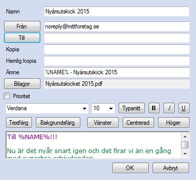 EconExact Manual - E-post I inställningarna för e-post som beskrivs närmare nedanför finns också en möjlighet att spara en kopia av alla skickade e-poster som en vanlig e-postfil, d.v.s. i standardformatet för e-postfiler.