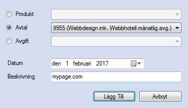 För att göra detta krävs först en lista med sökresultat innehållande kunder eller andra objekt, exempelvis fakturor, som kan associeras med kunder.