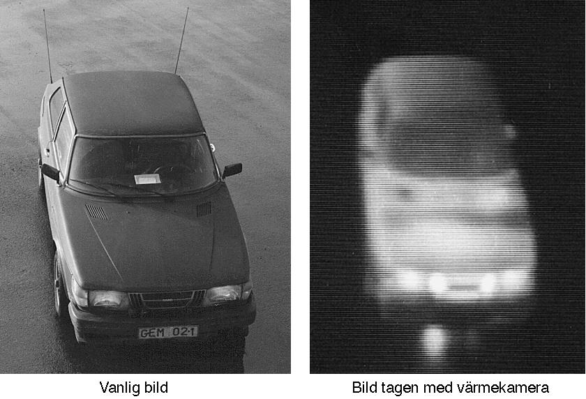 Allmänt TERMISK MASKERING Varför termisk maskering? All materia utsänder värmestrålning. Strålningens styrka beror på värmen i materialet. Ju högre värme desto intensivare strålning.