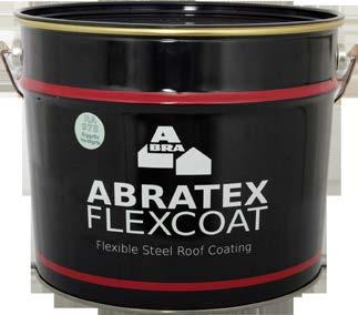 Plåttaksfärg & relaterade produkter Abratex Flexcoat Abratex Flexcoat är en specialutvecklad två i en tjockfilmsfärg för behandling av takytor.