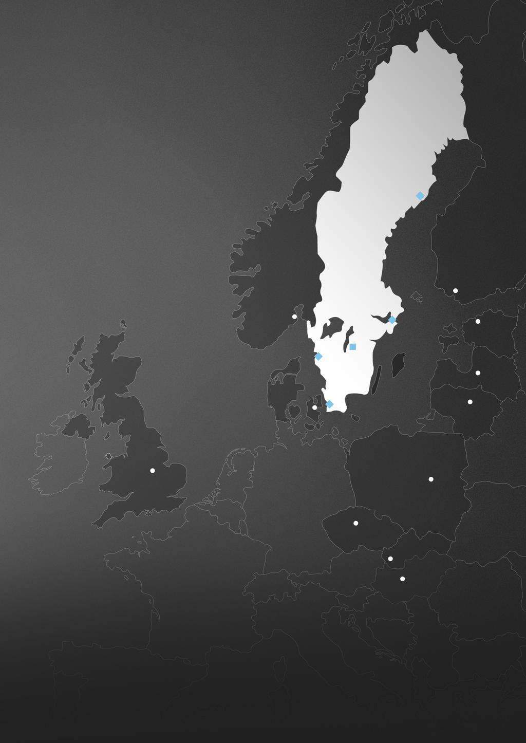 Huvudkontor och lager Säljkontor Fakta