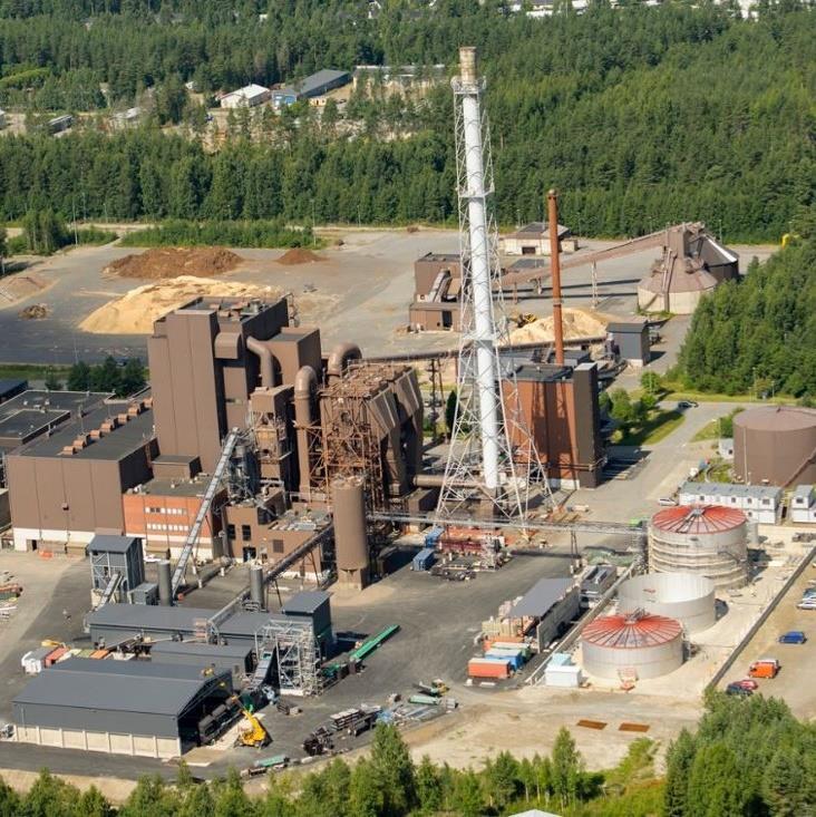 Integrerad pyrolys i Fortum, Joensuu Bränslen: flis, sågspån, skogsavfall Kapacitet: 30 MW th bioolja Produktionskapacitet 50 000 ton bioolja/år Minskar CO2-utsläpp