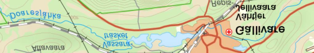 Vattenförekomster sjöar Avrinningsområde Sakajärvi 0.5 1 ± 2 km Natura 2000 Torne och Kalix älvsystem Figur 4.