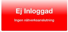 5. INTE INLOGGAD Om du inte blir inloggad så står det på undre raden vad det beror på. Nedan följer en lista med de felmeddelanden som finns och förslag på åtgärd. 5.1.