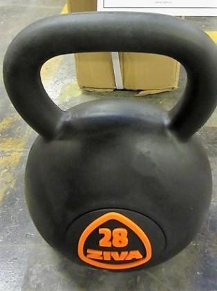 Ny Kettlebell i gummi 28 kg ZIVA 1098-089