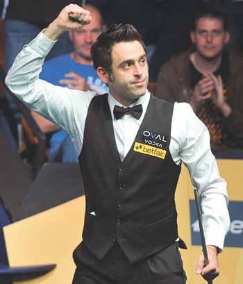 www.sport.sk SNOOKER 37 Majstrovstvá sveta 2013 v snookri v réžii nenapodobiteľného RONNIEHO O SULLIVANA Nezastaviteľná Raketa má piaty titul Cézarovské Prišiel, videl, zvíťazil naplnil do bodky.
