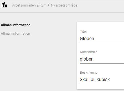 4.3 Hur administrerar jag arbetsområden?