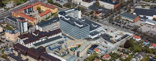 Foto: Locums bildarkiv Under 2018 slutförs upprustningen som gör Södertälje sjukhus till ett av landets modernaste sjukhus.