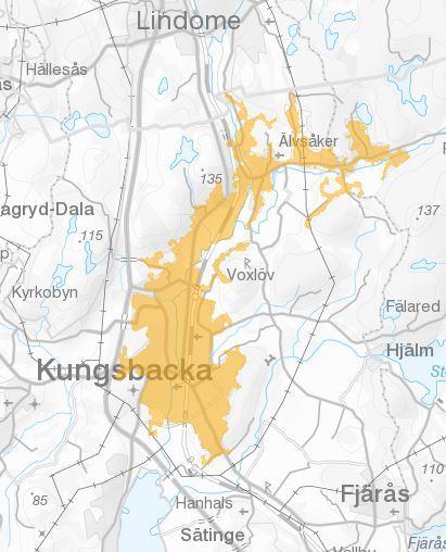 32 3.4.4 Kungsbacka Från och med 2015 