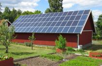 vanligaste i solsafarin. Missionsgräns 4 - På ett flerbostadshus i Gränna förser solceller el till fastigheten.