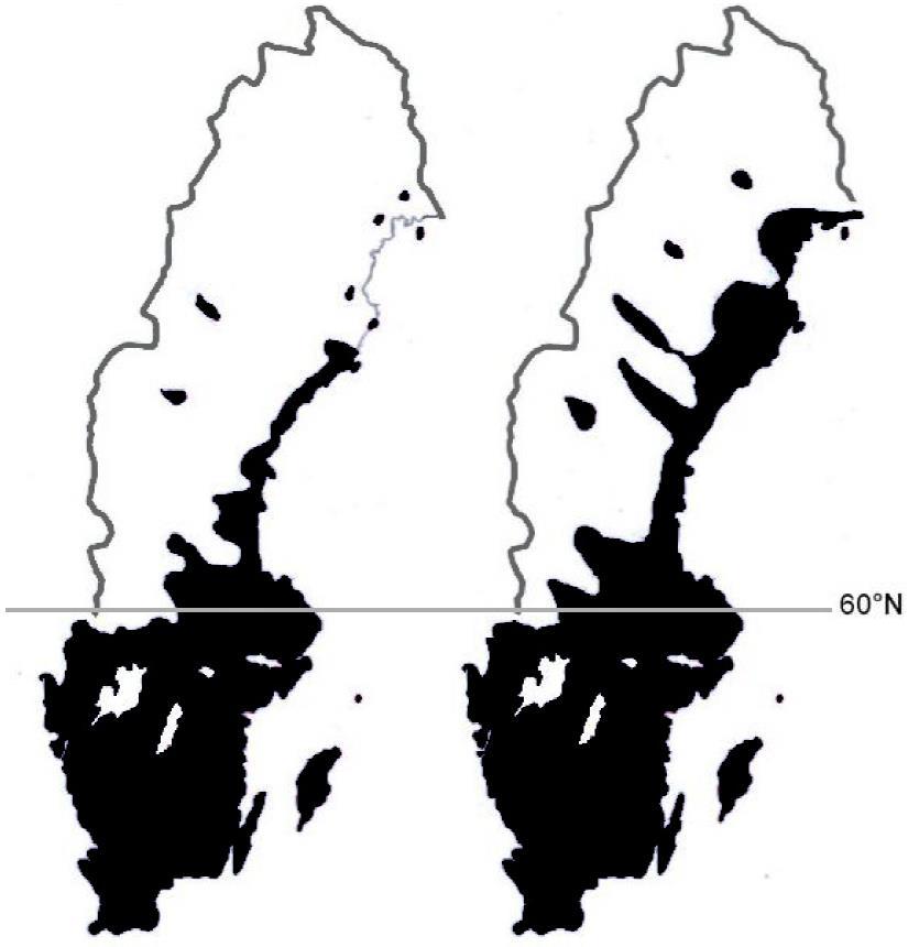 Fästingar i Sverige Ökning: nya område och högre abundans? Rådjur?