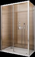 SPRCHOVÉ KÚTY SALIA DVOJDIELNE POSUVNÉ DVERE obojstranné, výška 190 cm RONSAS2 1200 50 07 RONSAS2 1400 50 07 120 cm 140 cm aluchróm/číre sklo aluchróm/číre sklo 297,00 319,00 RONSAS2 1200 50 22