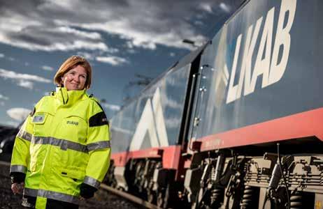 Prospektera Bryta Förädla Transportera OPTIMAL LOGISTIKKEDJA Från brytning, genom förädling till hamnarna i Narvik och Luleå hanterar LKAB miljontals ton järnmalmsprodukter varje år.