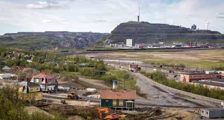 SAMHÄLLSANSVAR SAMHÄLLSOMVAND- LINGARNA TAR FART Att flytta två samhällen, Kiruna och Malmberget.