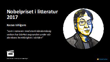 Nobelpriset i litteratur den som inom litteraturen har producerat det utmärktaste i idealisk rigtning Nobelpriset i litteratur har framför allt gått till författare av skönlitterära texter, som