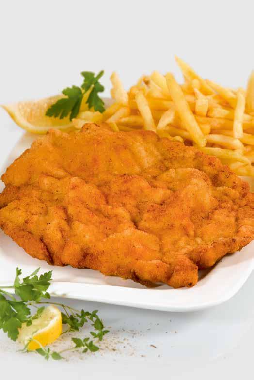 XXXL SCHNITZEL FÖR TVÅ PERSONER Schnitzeltallrik Smått och gott Panerad kycklingschnitzel (2 styck),