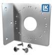 Väggdosa Uni, LK Väggdosfäste, LK LK Väggdosa Uni 16 Enkel Väggdosa med invändig vinkelkoppling för utbytbar förläggning av RiR. Avsedd för LK Universalrör 16mm med 25 mm tomrör. För PE-X och PAL rör.