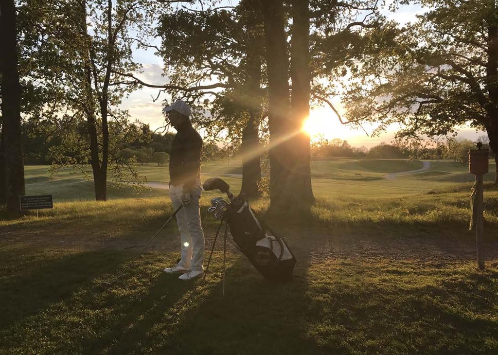 Kvällsrunda på Sigtuna GK. Foto: Anders Esselin 1. UNDERSÖKNING Interna undersökningar Kartlägg tidigare och nuvarande värden, funktioner och aktiviteter på golfanläggningen.