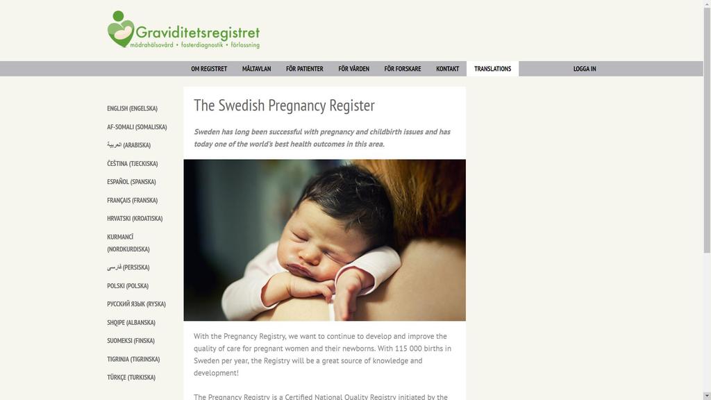 På vår hemsida finns