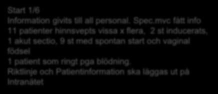 Om inte haft hinnsvepning och samtal som alternativ så hade patienterna velat inducerats. Vi har nu kunnat utöka denna intervention även för kvinnor med lättare graviditetskomplikationer.