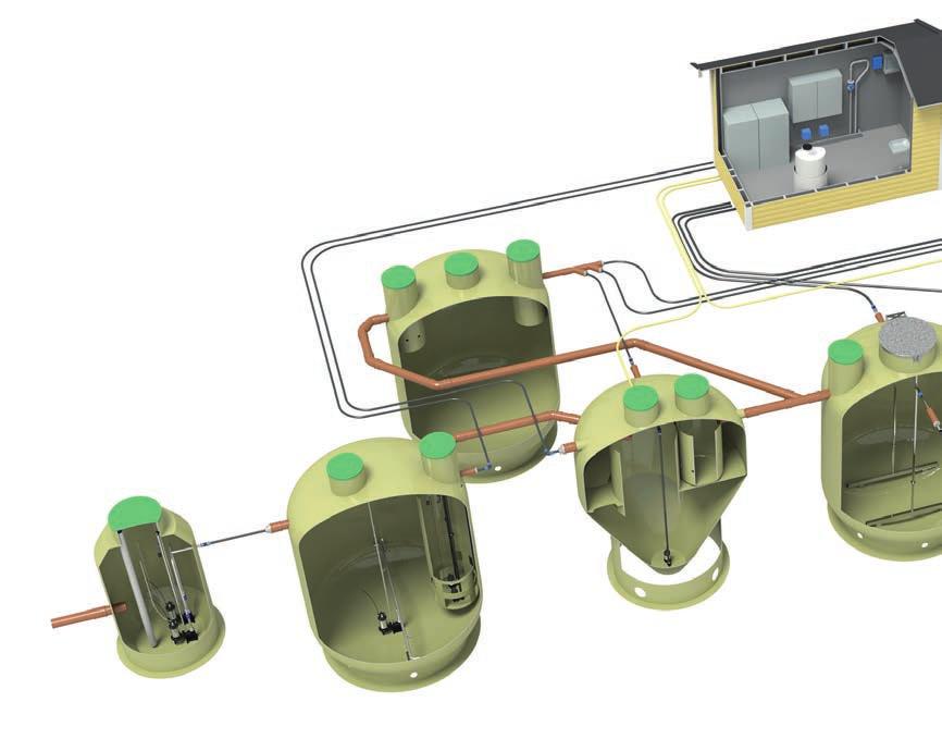 Vi kan det här! Större avloppsanläggningar från BAGA ger dig samma trygghetskänsla, kvalitet och effektivitet som om du vore ansluten till ett kommunalt avlopp.
