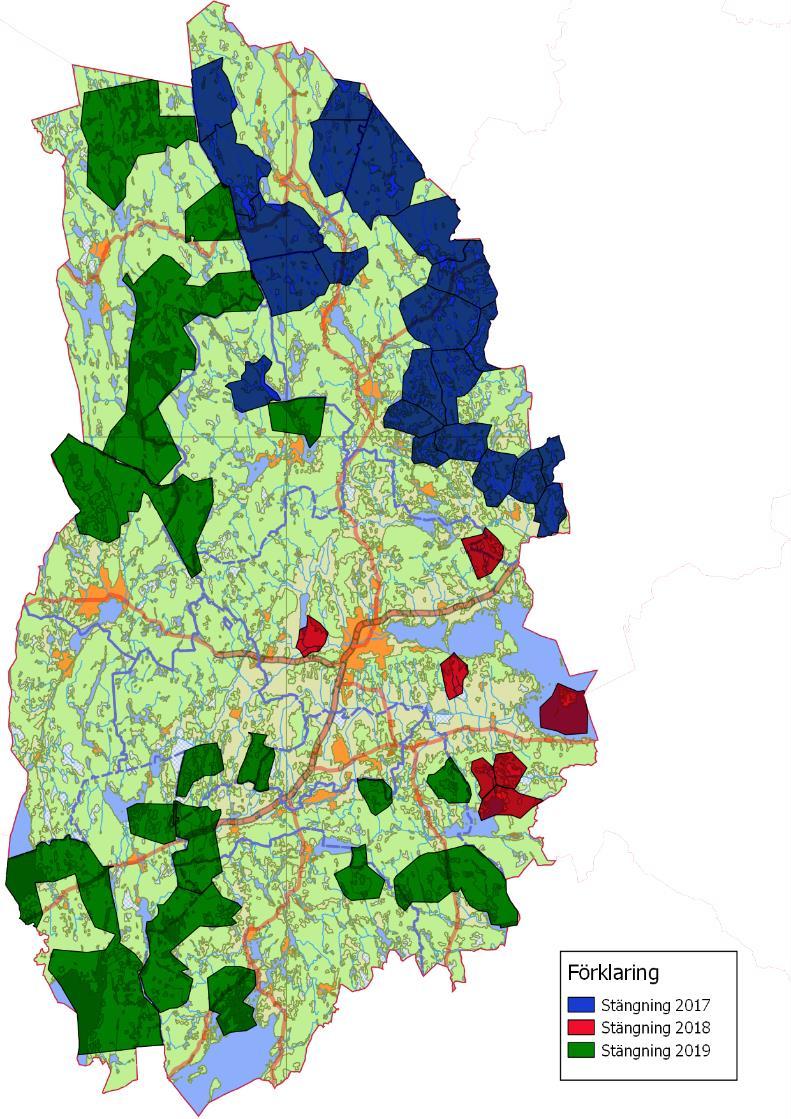 Här redovisas de områden i som berörs.