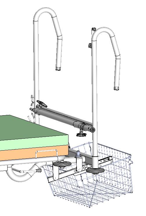 2.8 Infusionsstativ Patient- & akutvagn Handhavande Infusionsstativ B A När