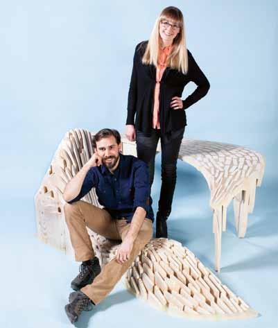 Unga formgivare hittar inspiration i naturen I projektet Driftwood sammanför den unga designduon Linda Hagberg och Thomas Impiglia skog och hav.