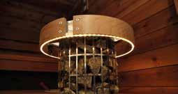 elyst skyddsräcke De eleganta skyddsräckena, som ökar säkerheten i bastun, finns även med LED-belysning ljuset framhäver bastuaggregatet på ett ståtligt sätt och skapar stämning i bastun.