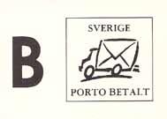Returadress: Björn Jarlvik Filateli, Box 9110, 102