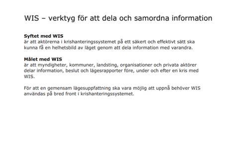 Ledning Kriskommunikation Krisinformation.