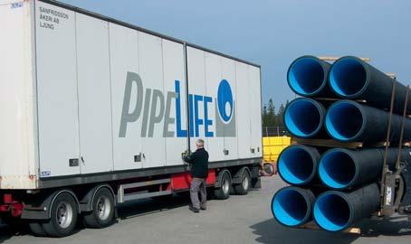 PIPES FOR LIFE Detta gör vi RÅVAROR OCH PRODUKTION TRANSPORT Råvaror och produktion Vi väljer råvaror och underleverantörer med tanke på deras miljöprofi l.