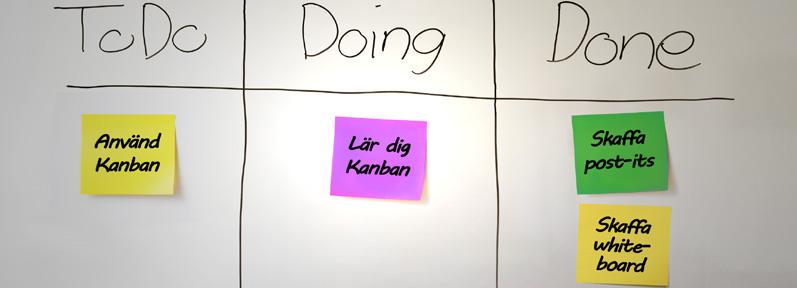 Mycket kompetent lärare med väldigt lättbegripliga exempel Mattias Keijser, SVEA EKONOMI Kanban i praktiken Kanban är verktyget som åskådliggör flöden och flaskhalsar i en förändringsprocess.