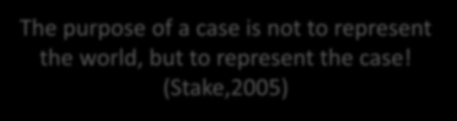 (Stake,2005)