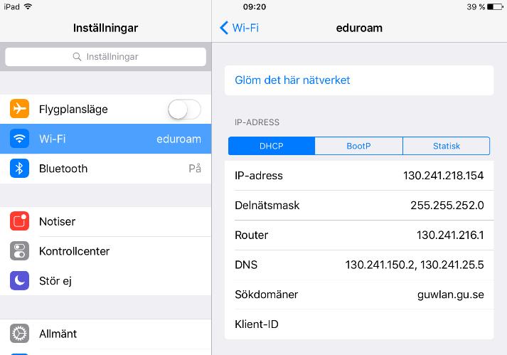 4. Fyll vid uppmaning i användarnamn (xkonto@gu.se eller guskonto@gu.se) och lösenord.