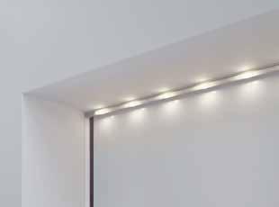 LED-belysning för portar LED-ljusrampen med neutralt vitt ljus belyser din port och sidodörr på ett dekorativt sätt.