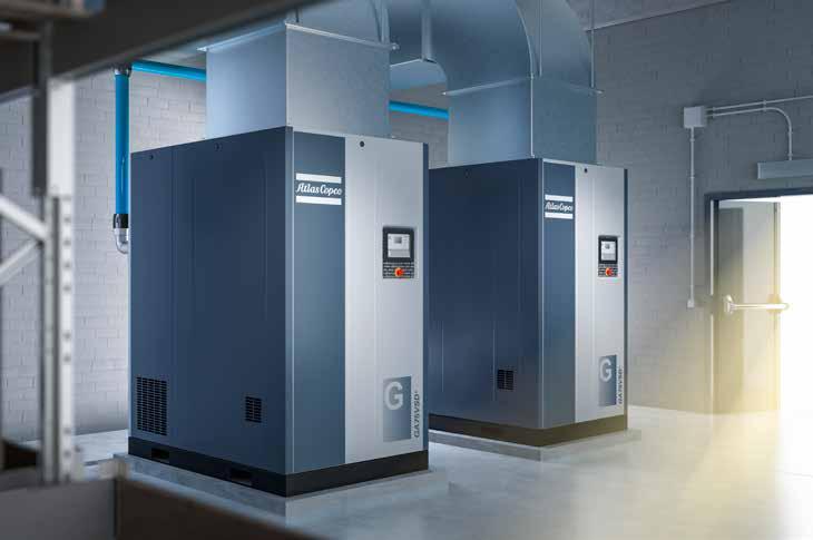 Kompressorer Som service och återförsäljarpartner till Atlas Copco kan vi erbjuda hela deras sortiment av oljesmorda och oljefria luftkompressorer som omfattar ett brett spektrum av skruv-, tand-,