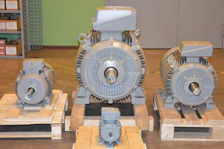 Elmotorer Mekano har idag Sveriges största lager av Siemens elmotorer, kanske till och med Nordens.
