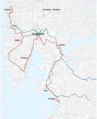 I dagsläget bor 56 242 personer inom en radie av 100 meter från gång- och cykelvägsnätet om även gator som är reglerade till 30 km/h räknas med. Detta är 70 procent av kommunens invånare.